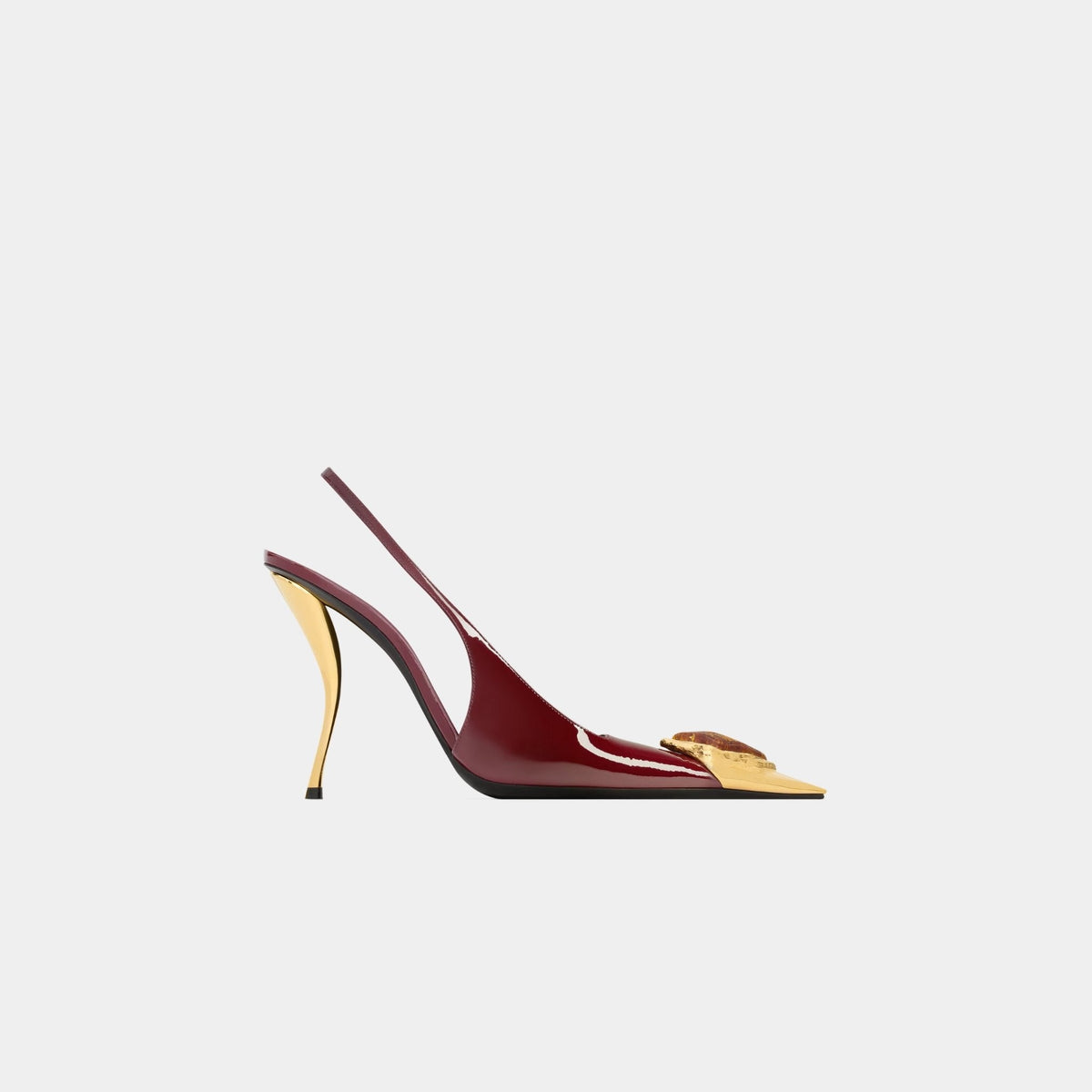 Loulou Patent Leather Slingbacks