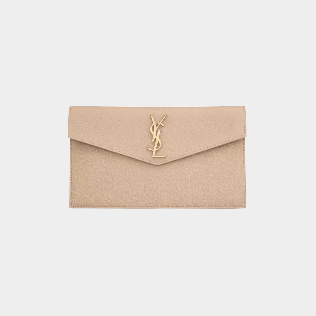 Uptown Pouch In Grain De Poudre Leather