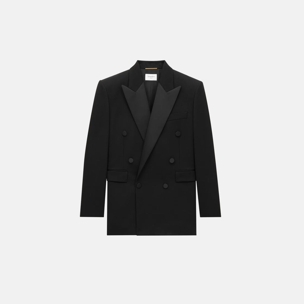 Tuxedo Jacket In Grain De Poudre